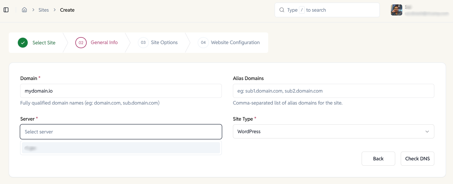 Add-ee-site-general-info