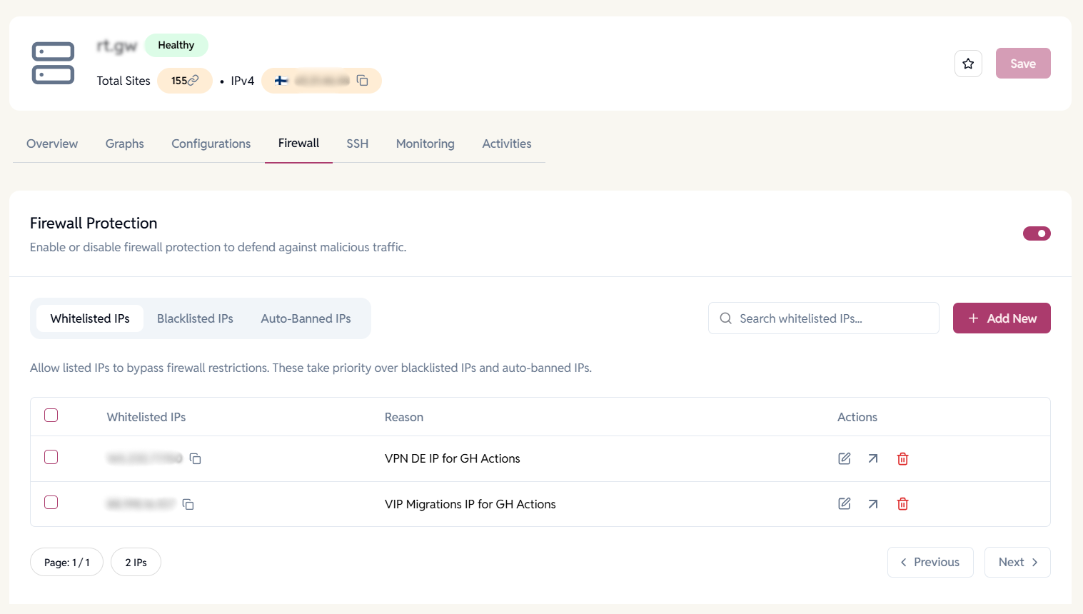 EE-server-firewall-options