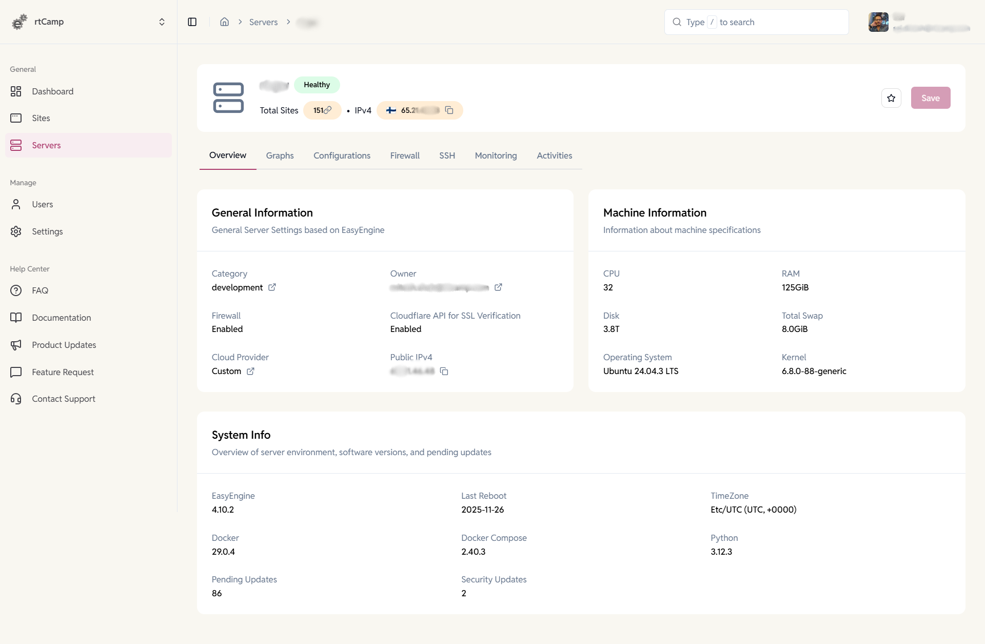 Server-overview-info