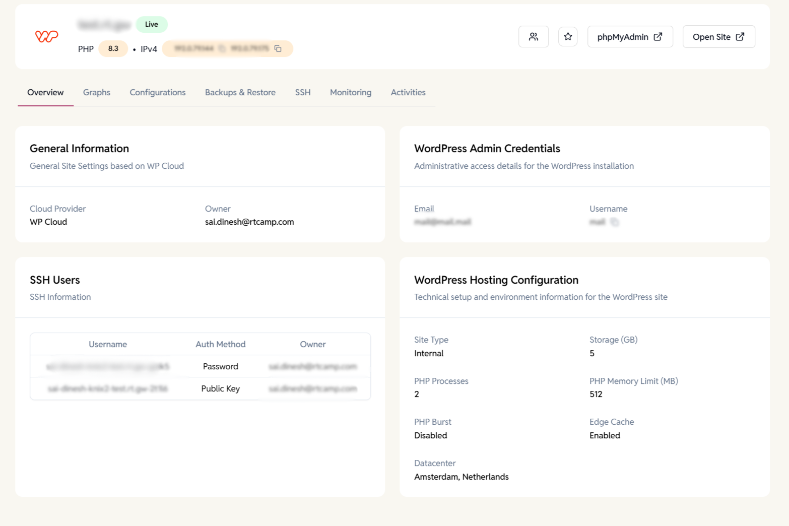 WP-Cloud-site-overview